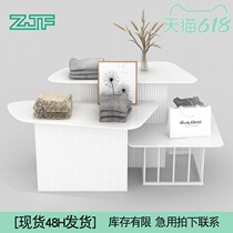 Crowdsmiths Workshop Exhibition Products Display Bench High And Low Middle Island Flowing Water Display Shelf Shop Showroom Bag props D2