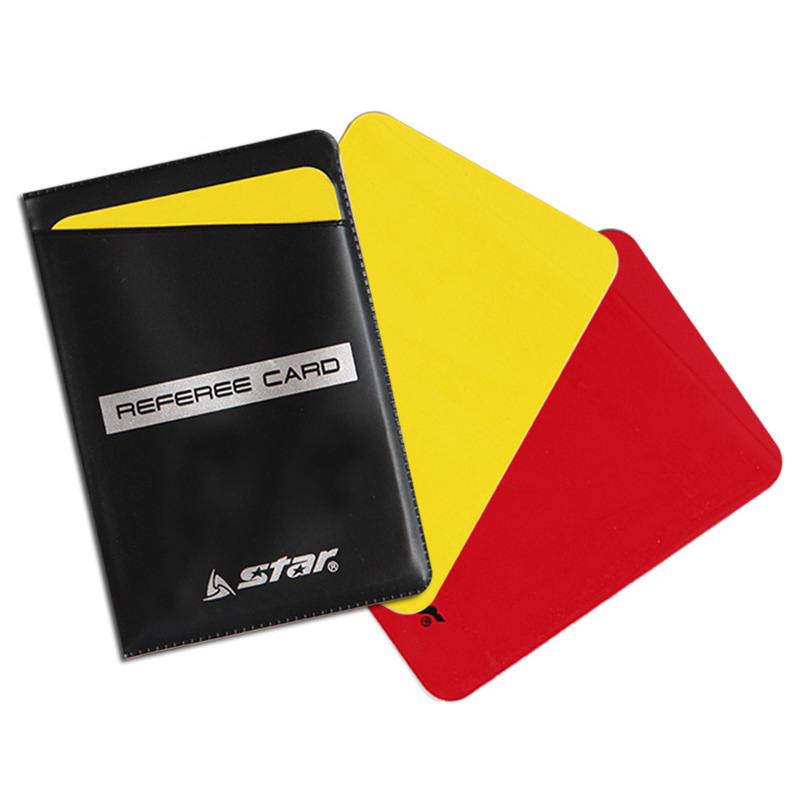 (False one penalty ten) Counter STAR Skadden Red and Yellow Card SA210 Red and Yellow Card Football Referee Equipment