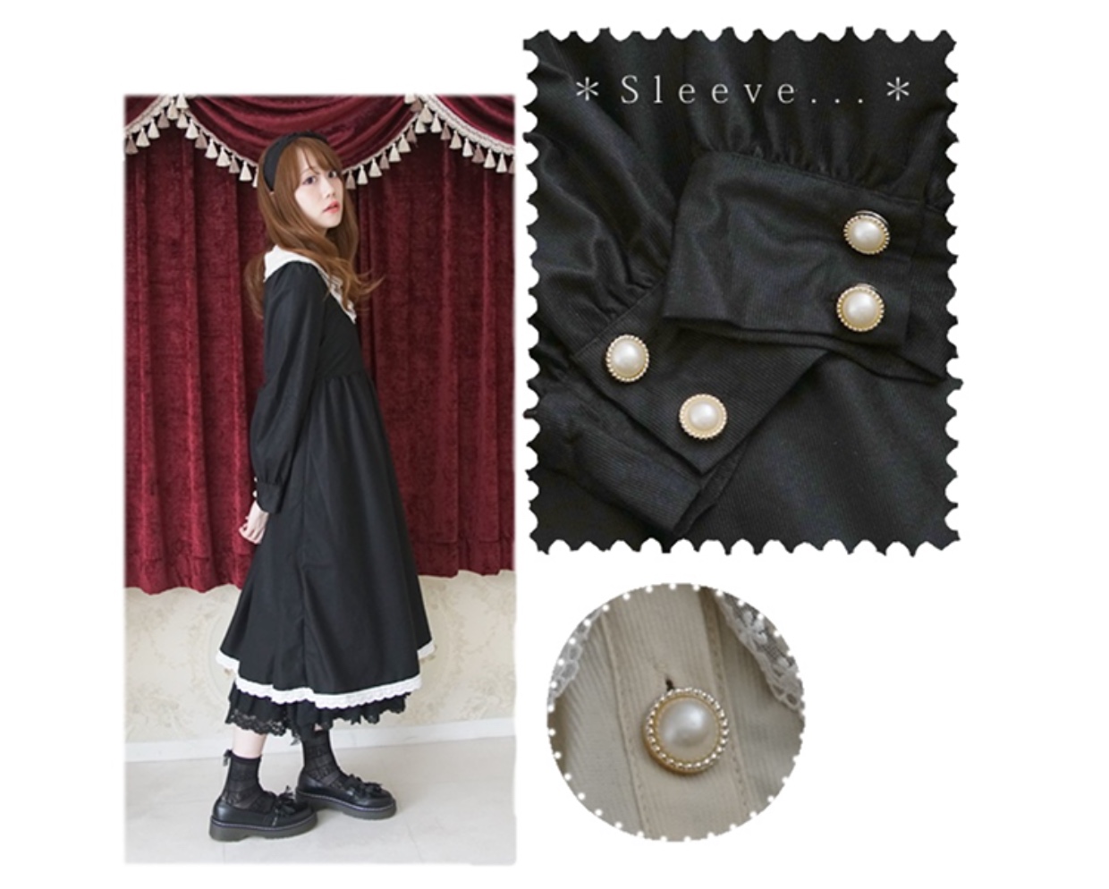 Hachioji haciooji Mori cô gái retro lolita giả hai mảnh corduro jumpsuit váy dài không có váy váy dài đẹp