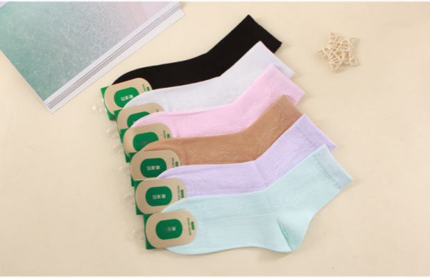 Ou Di yêu vớ cotton mỏng cotton mỏng mùa hè mặc vớ nữ mùa hè lưới vớ cotton siêu mỏng ống vớ nữ - Bít tất nữ tất nữ cổ ngắn Hàn Quốc