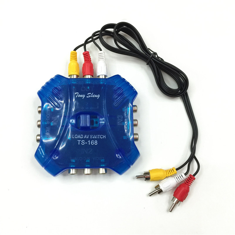 AV audio and video converter switch off set top box game video camera TV hub segment