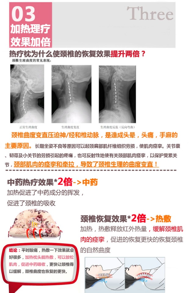 gối cổ tử cung cổ tử cung cổ Ai Kangjia bài hát nóng với y học Trung Quốc cổ tử cung gối chăm sóc sức khỏe truyền thống tròn cứng cổ tử cung gối kiều mạch gối - Gối gối cao su