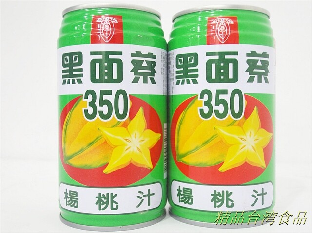 Taiwanese drink black face Cai Yang peach juice 350ml