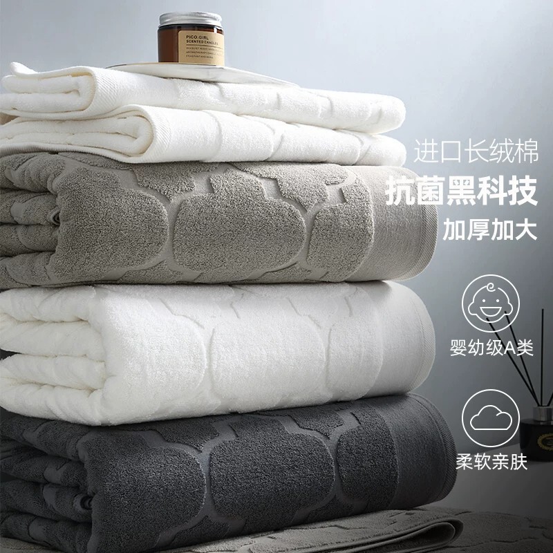 British Five-Star Hotel Bath Towel, Antibacterial, Thickened, Enlarged, Pure Cotton, High-End Feel, Unisex, Home Use, Absorbent, 2026 New Model British Five-Star Hotel Bath Towel, Antibacterial, Thickened, Enlarged, Pure Cotton, High-End Feel, Unisex, Home Use, Absorbent, 2026 New Model