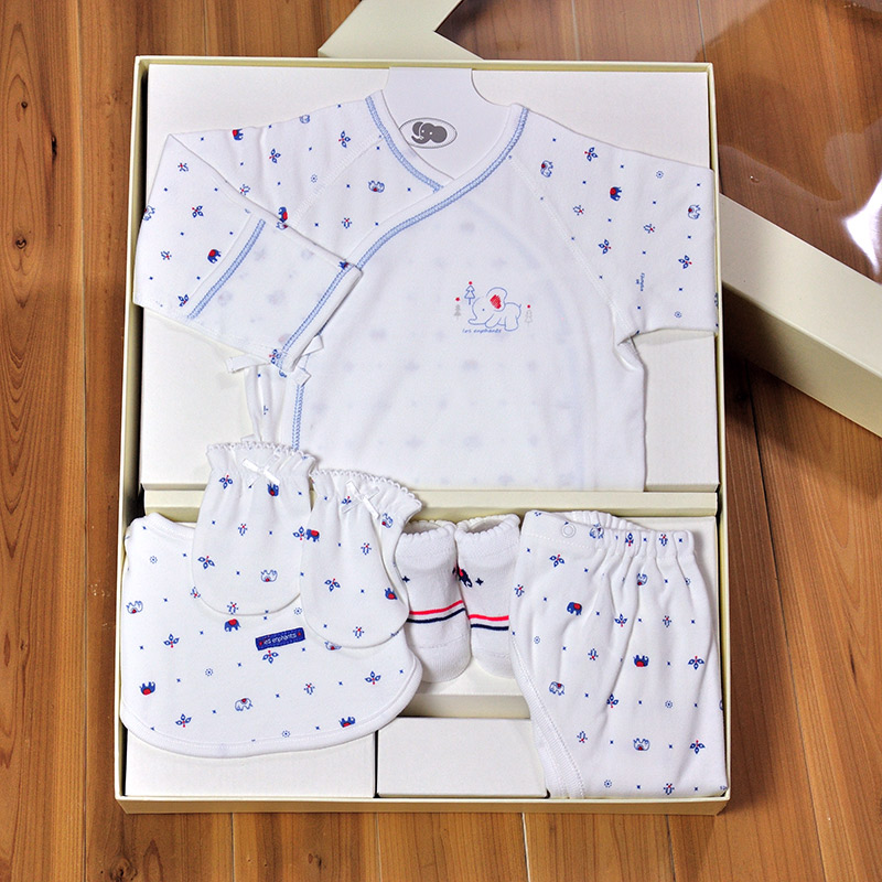Li Ying Room Hộp quà tặng cho trẻ sơ sinh Bộ quần áo trẻ em Đồ lót cotton Full Moon Hộp quà tặng mùa thu đông Phong cách mới set hộp quà tặng sơ sinh dành cho bé yêu
