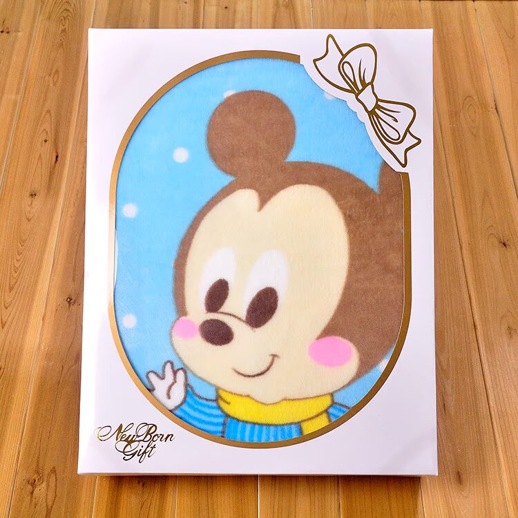 Phòng xác thực Li Ying / Disney trẻ sơ sinh trẻ em đôi raschel chăn quà tặng trăng tròn quà tặng trăm ngày đồ sơ sinh cho bé trai