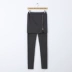 Quần legging gió nữ mùa thu mỏng cộng với nhung dày học sinh hoang dã túi hông cỡ lớn giả hai váy váy thủy triều áo khoác len nữ Cộng với kích thước quần áo