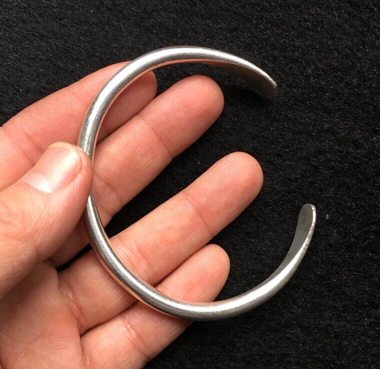 Tibet pure handmade 925 pure silver bracelet Bracelet Beat Buddhist Eight Auspicious Double Fish Bracelet Fidelity