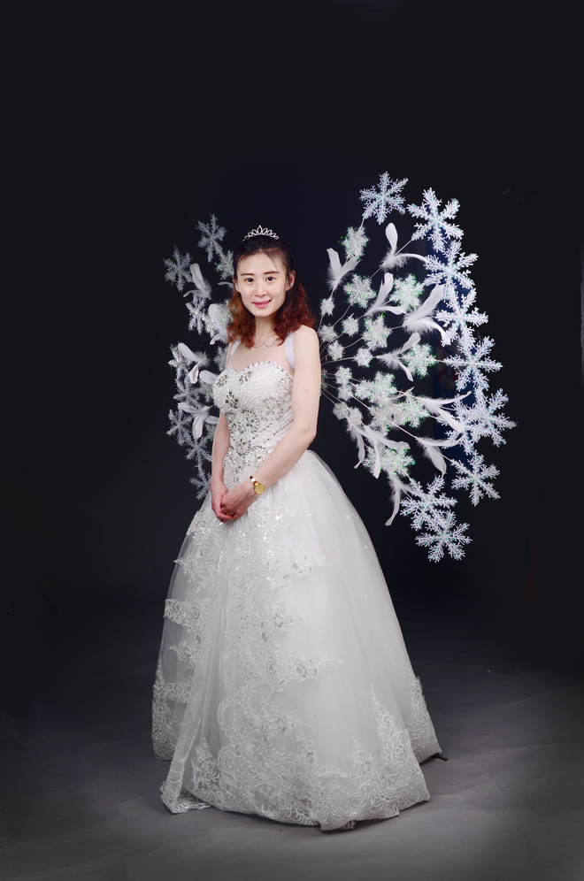 2017 cánh mới trắng cánh tuyết mô hình catwalk đạo cụ studio chụp hình cung cấp cánh Weiwei - Sản phẩm Đảng / Magic / Hiệu suất đồ hoá trang noel