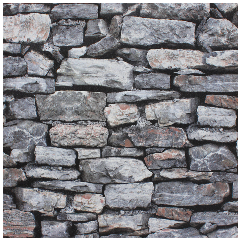 Neoclassical Wallpaper Stone Veins Stone Block Culture Stone Hotel Internet Café Bar Dining Hall Retro Industrial Wind Wallpaper 3D