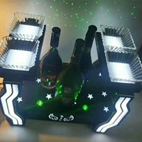 Прозрачный новый лазерный винный поднос