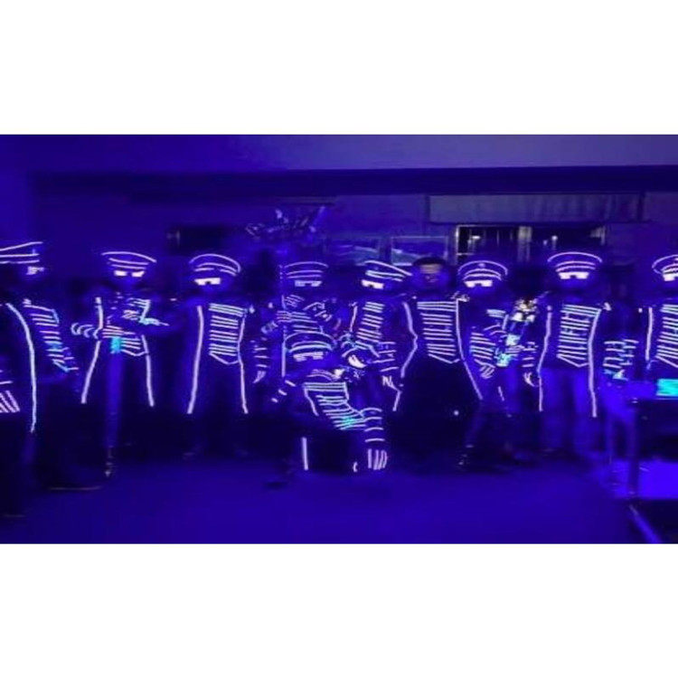 Bar Nightfield LED Luminous Clothes Nightclub Transfer Suit Laser Gloves Glasses Cap Play Out of Wine Prop