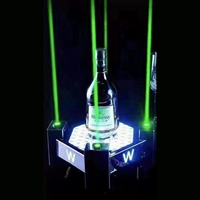 Флуоресцентная желтая шестиугольная лазерная кора