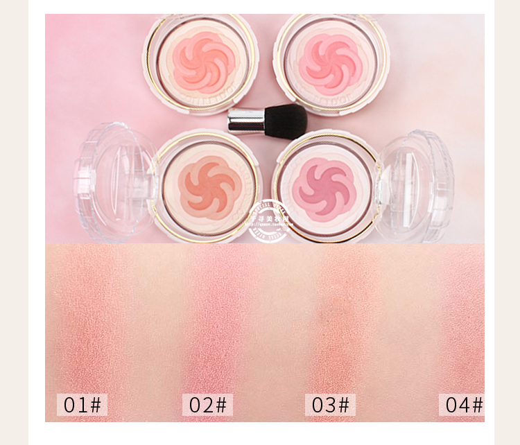 Nhật Bản Kanebo COFFRET cà phê hạt cà phê nụ cười gradient hoa sửa chữa năng lực đỏ mặt giới hạn kỷ niệm 10 năm - Blush / Cochineal phấn má apieu juicy pang