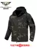 Shark skin soft shell stormtrooper men's and women's large size winter velvet camouflage jacket Tactical windbreaker outdoor mountaineering suit