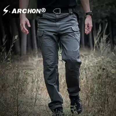 Archon IX9 tactical pants outdoor military fan overalls men's autumn large size straight pants multi-pocket pants for training pants