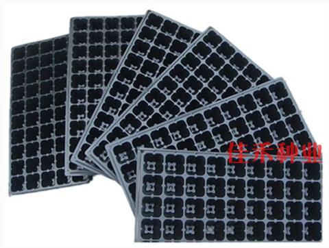 Seedling tray, hole pot planting vegetable seedling box tray box tomato cucumber strawberry seedling vegetable 50 holes thickened