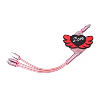 Love Wings Data Cable-Pink