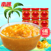 Hainan specialty Nanguo spicy yellow lantern chili sauce 100g * 6 bottled Hainan chili sauce super spicy rice seasoning