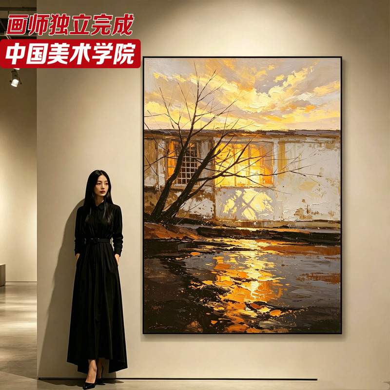 Modern Texture Pure Hand-Painted Oil Painting for Living Room, Wabi-Sabi Style Decorative Painting, Vintage Entryway High-End Wall Art, Abstract Modern Texture Pure Hand-Painted Oil Painting for Living Room, Wabi-Sabi Style Decorative Painting, Vintage Entryway High-End Wall Art, Abstract