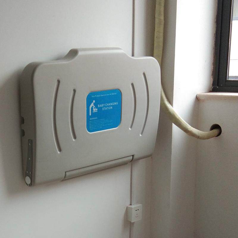 Airport mall hospital mother and baby room baby pad wall plate baby care table replace diaper bench B2 - 3