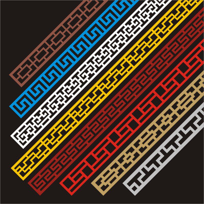 Carved board lattice hollow custom Chinese-style solid wood suspended ceiling living room TV background wall border decorative wood lines