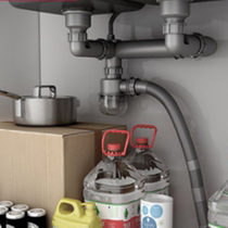 Vegetable washing basin Lower water pipe anti-odour bug accessories Kitchen Sink Single Groove Double Tank Leaky Dishwashing Tank Sewer Suit