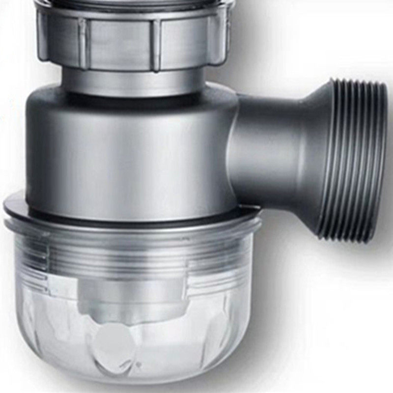 Vegetable Wash Basin Sewer accessories Deodorant Cup Single Double Sink Kitchen Drain Pipe Dishwashing Pool Pipe Gourd Transparent Cup Floor Drain