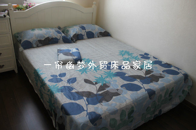 60 cotton cotton satin plus large double four - piece sets