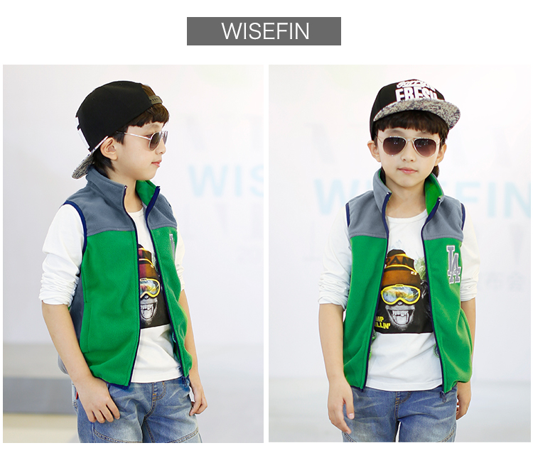 Gilet garcon WISEFIN en flanelle - Ref 2067540 Image 27