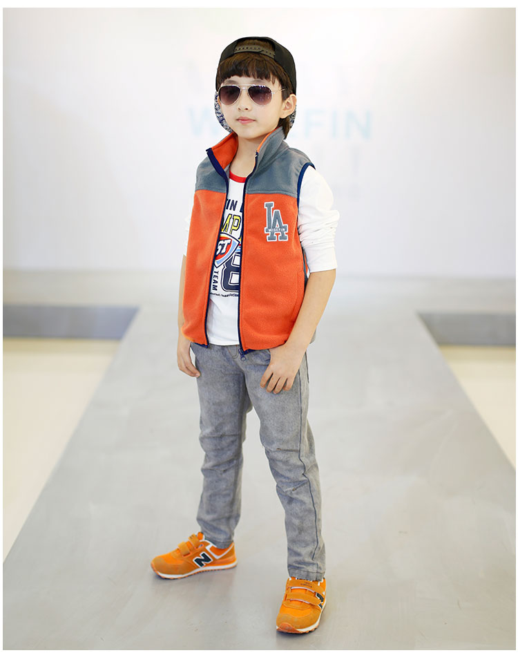 Gilet garcon WISEFIN en flanelle - Ref 2067540 Image 31