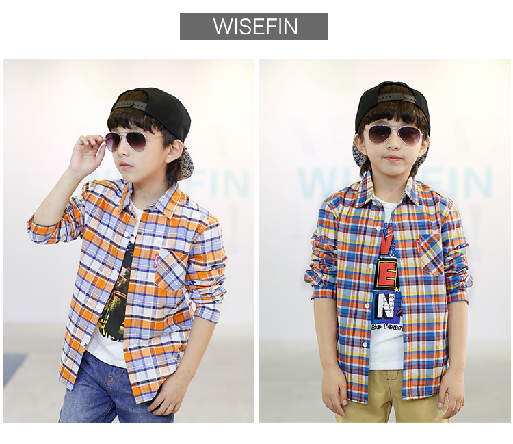 Chemise garcon WISEFIN à manche longue - Ref 2074588 Image 21
