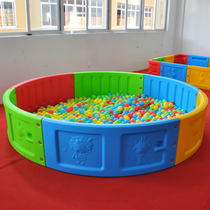 Direct selling parent-child Garden ocean ball pool kindergarten game sand pool Rotomolding ball pool plastic round ball pool fence