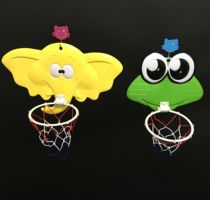 Frog Elephant Animal Children Wall-mounted Indoor and Outdoor Mini Shooting Frame Mesh Pocket Wall Small Basketball Rack