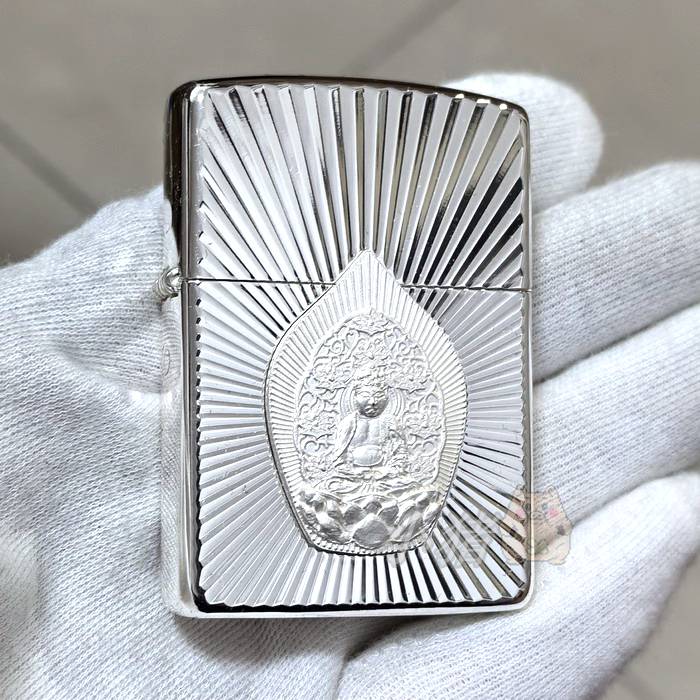 20 years old shop piglet Zippo 16 years Two-sided armor Bodhisattva like the Buddha photo 2-20a-Taobao
