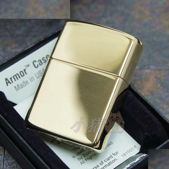 Pig Zippo armor brass mirror 169 drawing 168 chromium 167 drawing 162 gold sand 28496