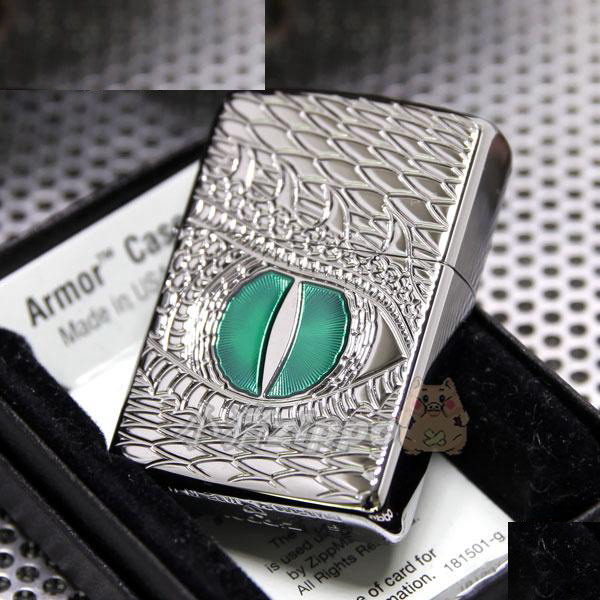 18 years old shop piglet Zippo armor green jewel dragon eye dragon eye 28807