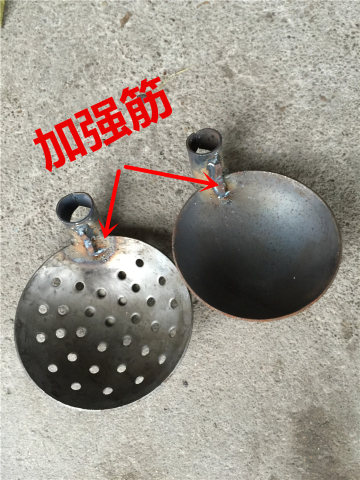 Reinforced steel plate spoon leaks and hand hardware tools clean sewers for sludge dig and dig dung