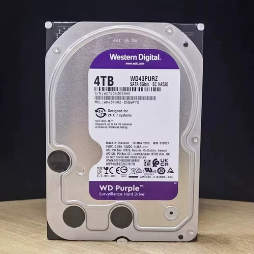 National Bank WesternWD43PURZ 4T TB SATA Purple Disk HD Мониторинг Настольный компьютер Механический жесткий диск WD42PURU