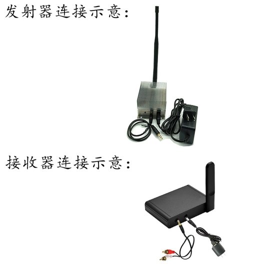 Uhf Wireless Audio Transmission Empty 5-Kilometer High-Fidelity Stereo One-Shot Multi-Collection Engineering Long-Distance Transmitter