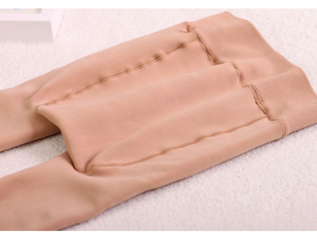 Manzi cộng với nhung romper dày nhung mùa thu và mùa đông ấm áp màu đen siêu nhỏ là bếp lò mỏng có chân ở cuối vớ nữ cỡ lớn vớ nam