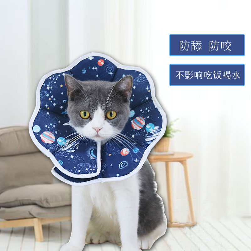 New pet Elizabeth circle small and medium-sized dog waterproof soft collar dog anti-bite collar kitten anti-licking headgear