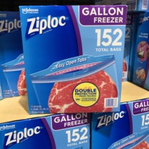 Double-layer chain fresh bag 38*4 Shanghai costco opens the market passenger supermarket