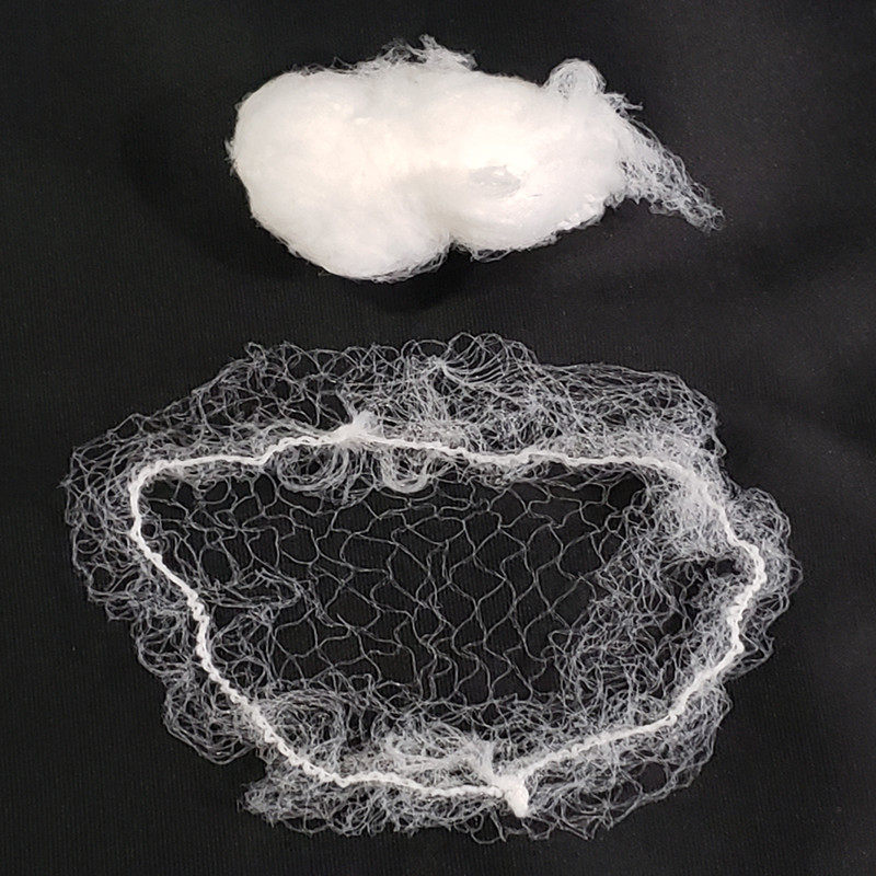 Invisible white hair net plate hair stage drama color wig hair bag net one yuan four open length 50 cm