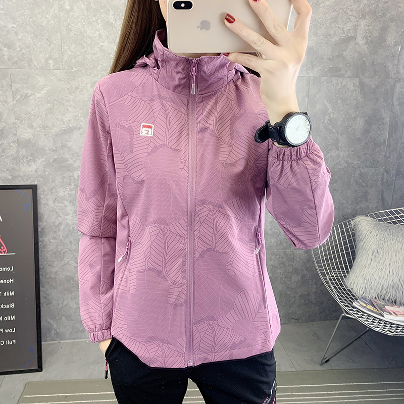 Single-layer thin stormtrooper women's net lining spring and autumn without liner jacket outdoor sports hiking waterproof windbreaker