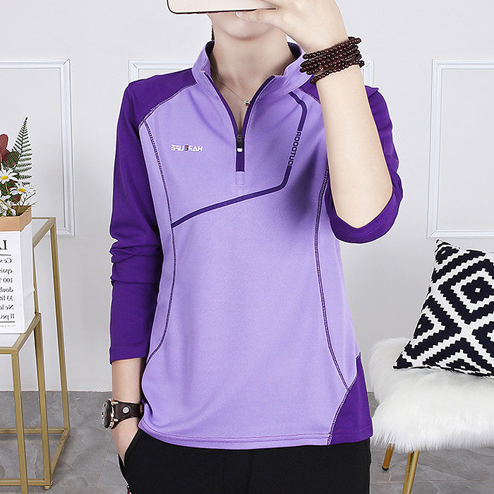 Speed Dry Coat Long Sleeve Woman Breathable Collage Standout T-shirt Blouse With Lean Fall Sports Climbing Quick Dry Blouse