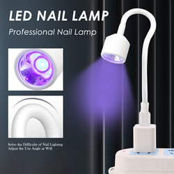 Cross -border new mini USB Nail Lighting Therapy Nail Tablets Baked LED LED Small Carrying Symphony Light