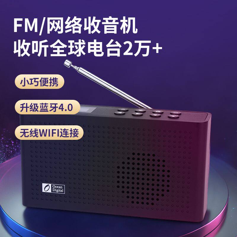 Full-band Sea String WR26 Bluetooth WIFI Global Radio Internet Smart Internet FM Radio Elderly 23F