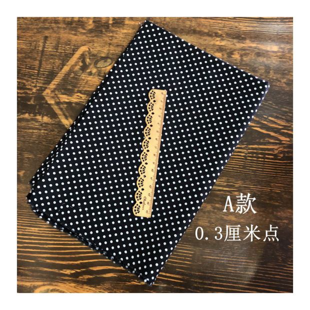 Trung bình đen trắng chấm bi vải cotton chấm vải áo sơ mi đầm tự làm vải giá vải cotton