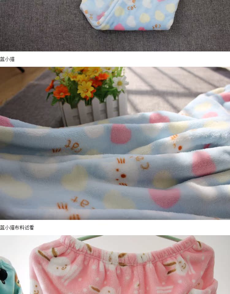 Phụ nữ mùa thu và mùa đông đồ ngủ flannel đơn quần quần lông cừu san hô quần quần ngủ nhà quần áo trung niên quần pyjama quần ngố nữ
